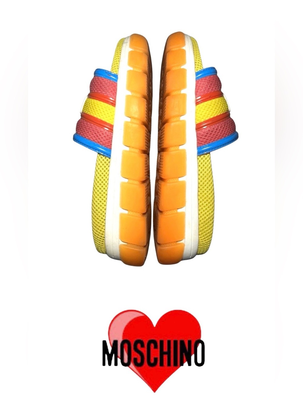 Love Moschino Slides size 8 1/2 women’s
